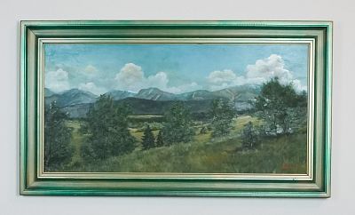 Obraz Františka Kocury Tyrolsko 45x90 cm